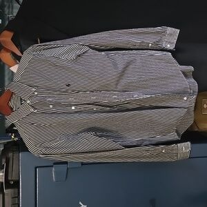 Large polo button up